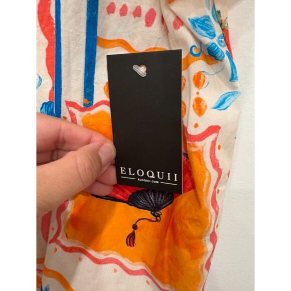 ELOQUII Print Camp Shirt - Size 20 - New! - Picture 5 of 6